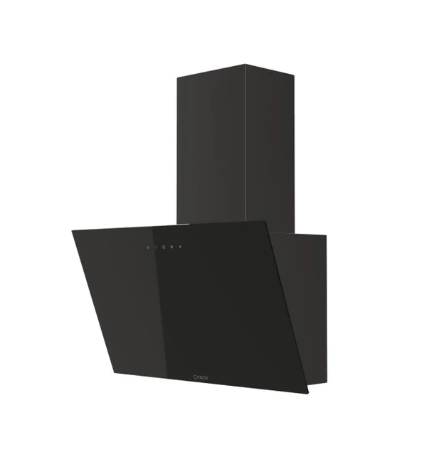 Hotte déco murale 60 cm noire - CANDY