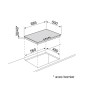 Plaque 70 cm 5 gaz Allumage GLEM GT