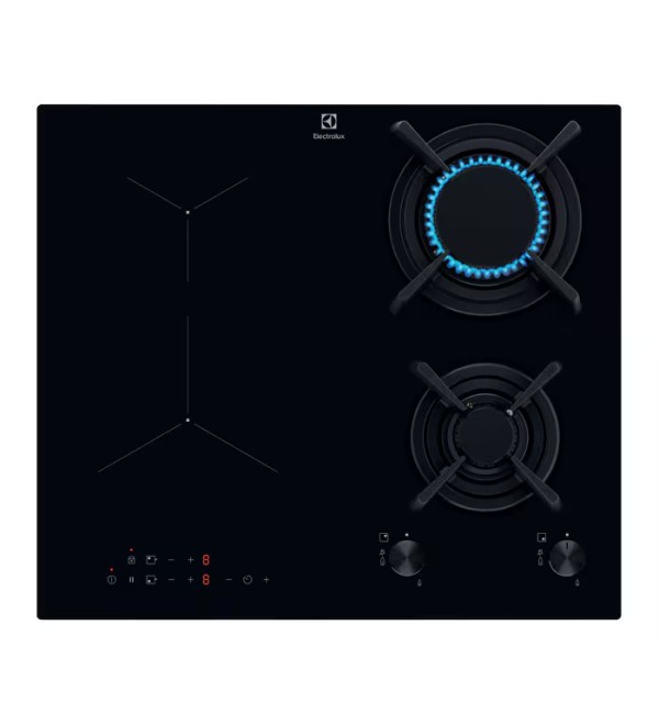 Plaque Mixte 2 gaz / 2 inductions N