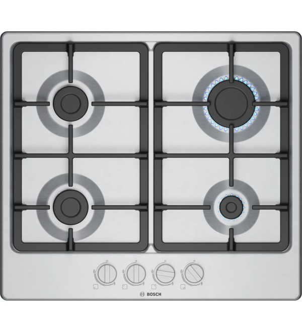 Plaque de cuisson 4 gaz/fonte Inox