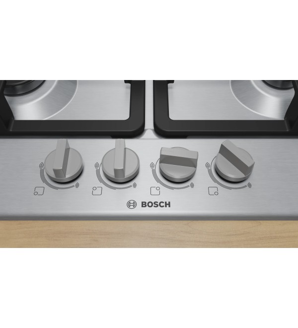 Plaque de cuisson 4 gaz/fonte Inox