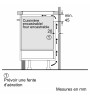 Plaque induction 3 zones  BOSCH PIJ