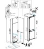 Réfrigérateur combiné 301Litres BE