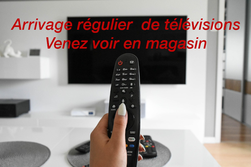 Des arrivages permanents de télévision chez Prem à Saintes et Saint Jean d'Angély